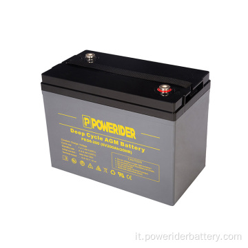 Batteria con piombo AGM a ciclo profondo 6v 200ah